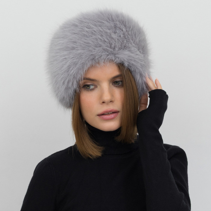 Пов'язка Vilss песець KURMAJOR empty light gray (св.сірий) 58-59