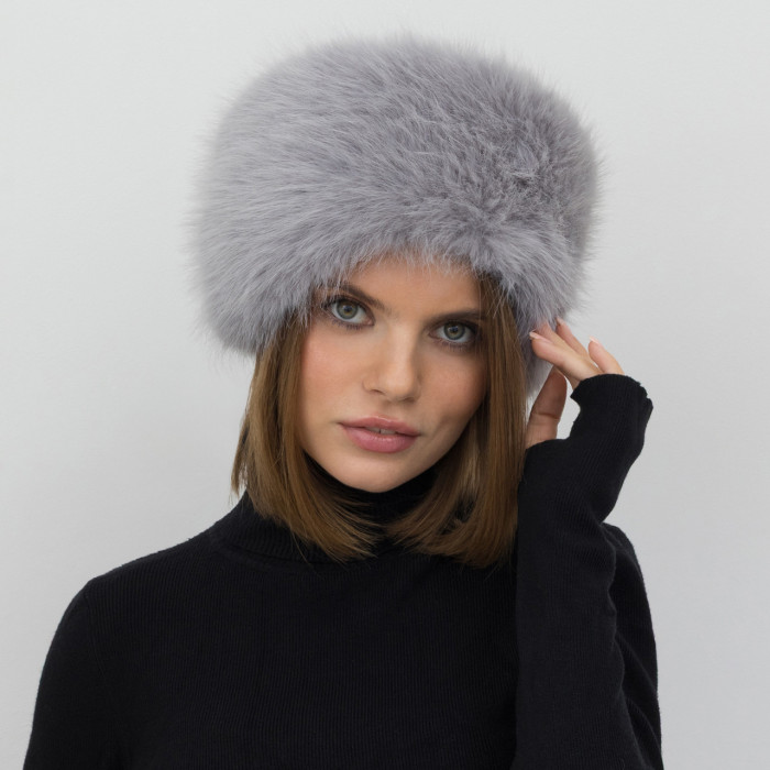 Пов'язка Vilss песець KURMAJOR empty light gray (св.сірий) 58-59