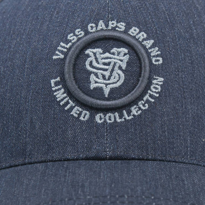 Бейсболка Vilss shevron denim B.TRATTO A18/grey v83 dark blue (т.синій) 60-61