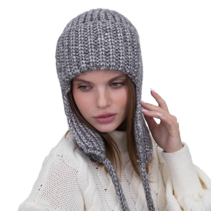 Шапка Malisa БРУКЛІН сірий