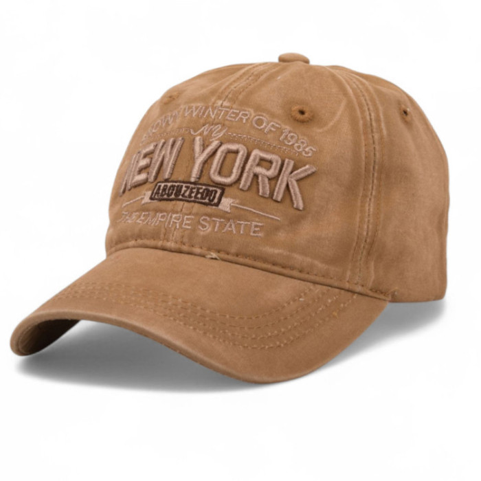 Бейсболка Liss NEW YORK Abouzeedd бежевий