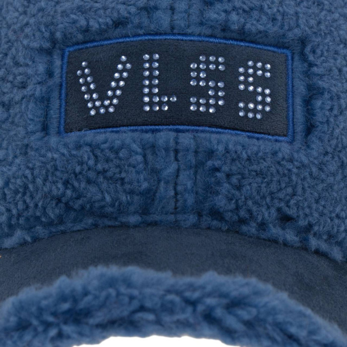 Бейсболка Vilss хутро strass B.ALBA-SEI teddy06/D13 ds14 cornflower (волошка) 57-58